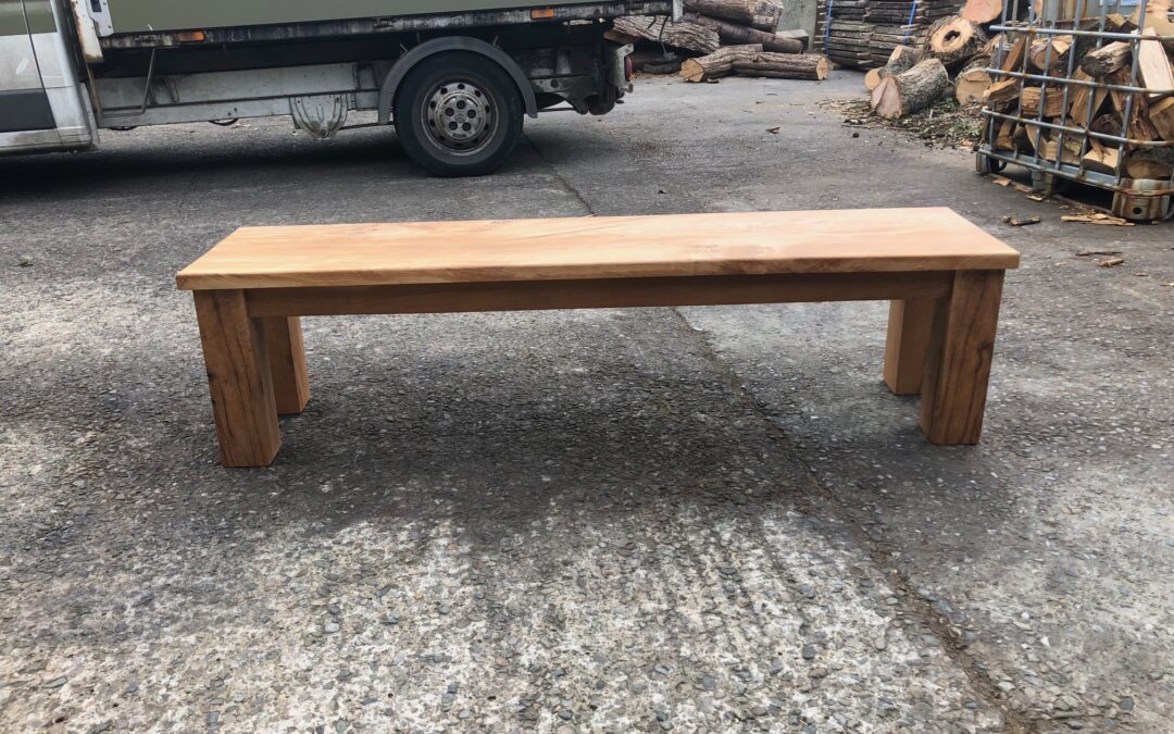 Solid Oak Bench